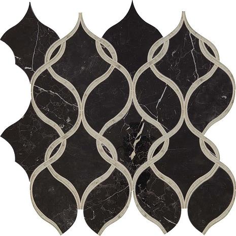 Nero Marquina/Antique Mirror